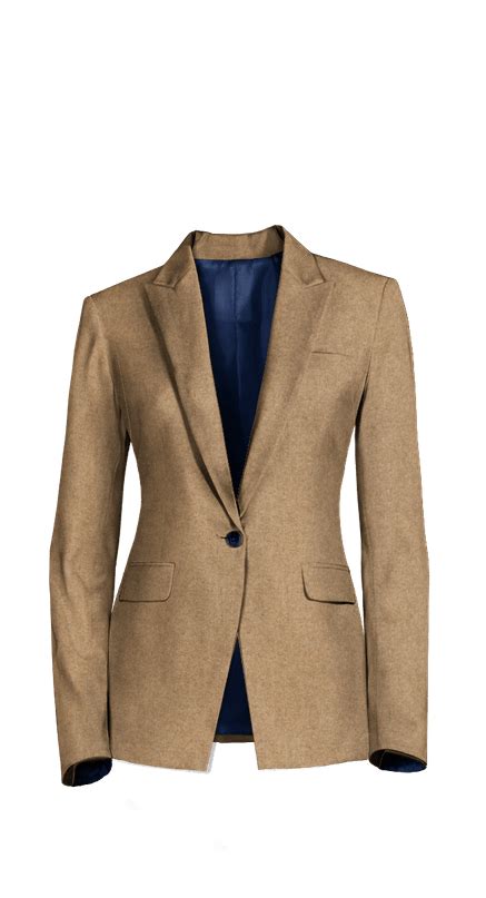 Camel Tweed Pantsuit Sumissura