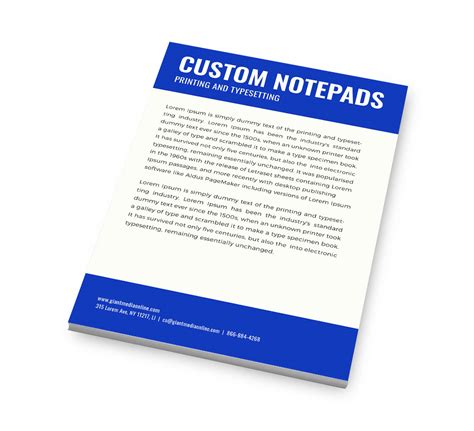 Solution for business related Custom Notepads, banners and signs ...