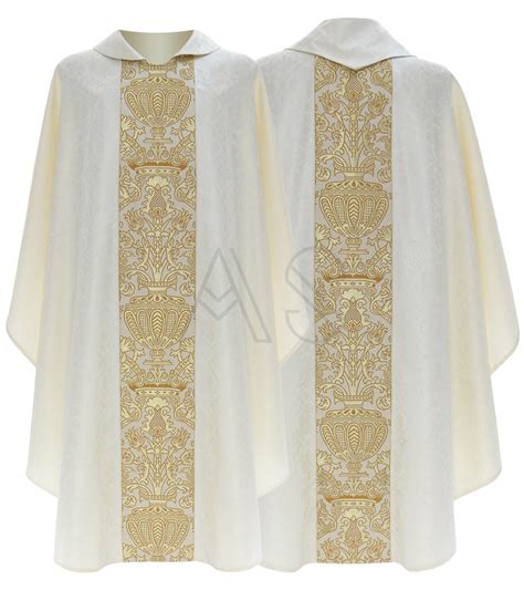 Gothic Chasuble 076 K25 Cream Unlined ALL PRODUCTS CHASUBLES