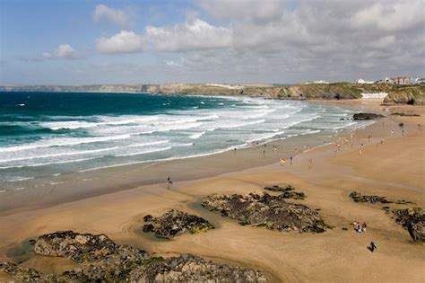 Premium Photo Great Western Beach Newquay England