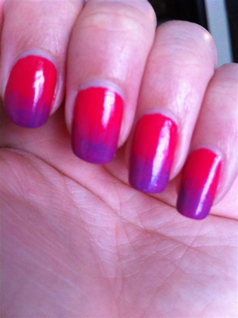 Nails and Tales: Pink and Purple Gradient Nails