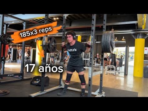 RM 185kg 3 Repeticiones 2 SEMANAS PARA EL NACIONAL Olguinift YouTube