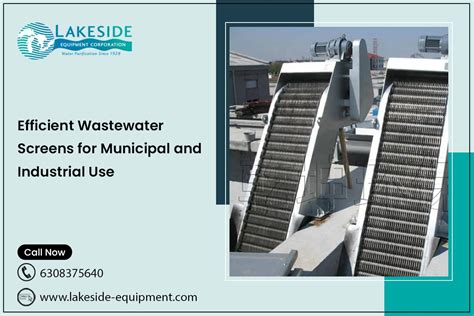 Efficient Wastewater Screens For Municipal And Industrial Use