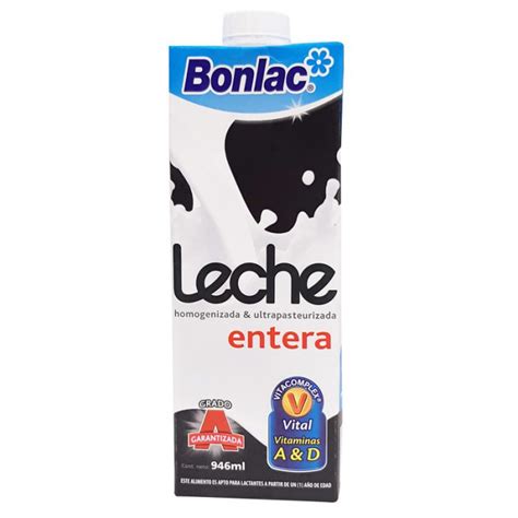 Leche Entera Uht Bonlac 946ml