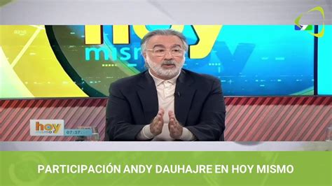 Participación Andy Dauhajre en Hoy Mismo YouTube