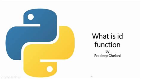 Python Full Course Id Function Video 21 Youtube