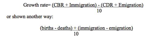 How To Calculate Population Growth Formula Pelajaran