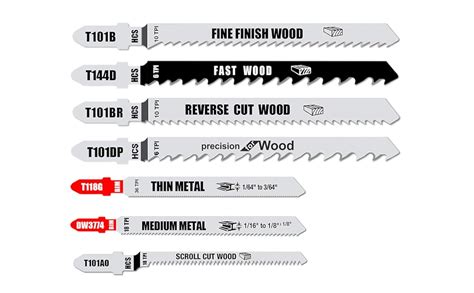 FOXBC Jigsaw Blades Replacement for DeWalt DCS334B DW3742C, Replacement for Bosch JS260 JS470E ...