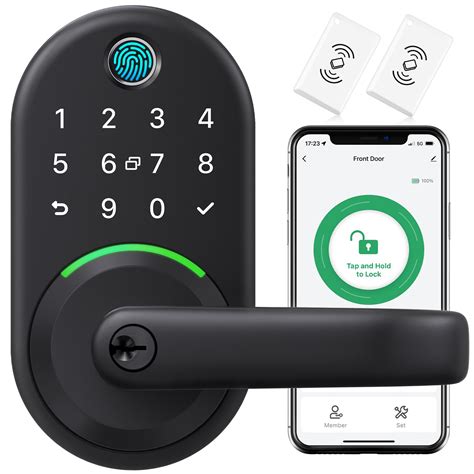 Buy Smart Door Handle Lock With KeypadYamiry Fingerprint Lock