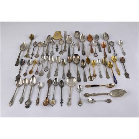 Lot of Vintage Souvenir Spoons