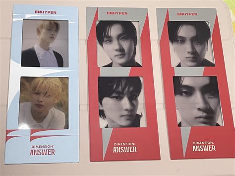 Wts Wtt Enhypen Bookmark Dimension Answer Hobbies Toys Memorabilia