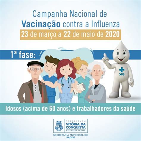 Campanha de vacinação contra gripe começa na próxima segunda 23