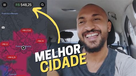 FAZENDO DINHEIRO CARRO ALUGADO NA MELHOR CIDADE PARA UBER TRABALHAR