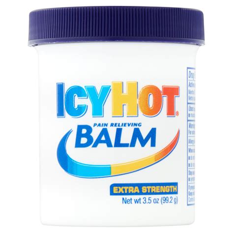 Icy Hot Extra Strength Pain Relieving Balm Consumos Da Martina