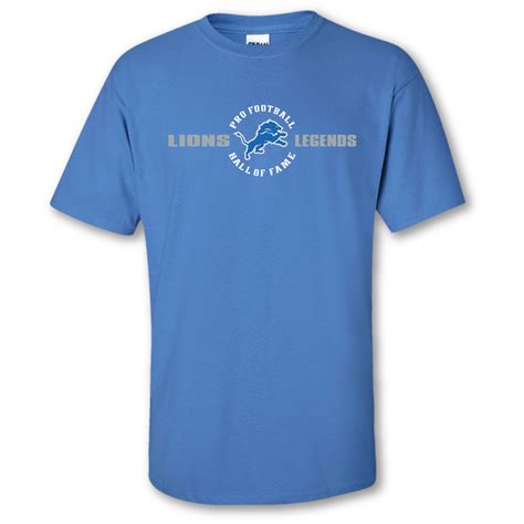 Lions Hall Of Fame Legends T Shirt Pro Football Hall Of Fame