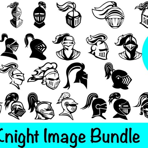 Medieval Knight Mascot Svg Etsy