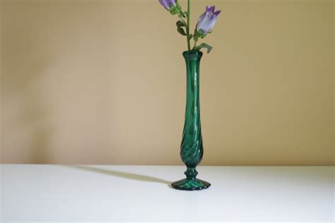 Emerald Green Bud Vase Cute Quirky Eclectic Home Decor Etsy