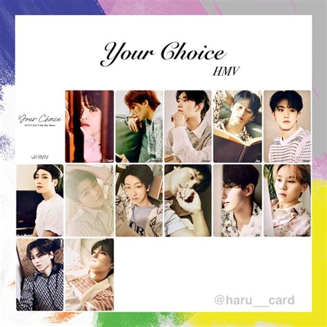 Seventeen 迷你八輯 Your Choice Hmv 環球 特典 韓國 專輯 日本 小卡 生寫真 照片 蝦皮購物