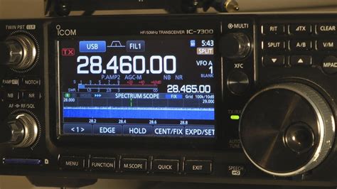 Icom IC 7300 Split Frequency Operation Ham Radio YouTube