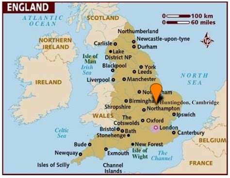 Huntingdon England Map | Map Of Us Western States