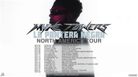 S10s Myke Towers La Pantera Negra” North America Tour On Sale Now