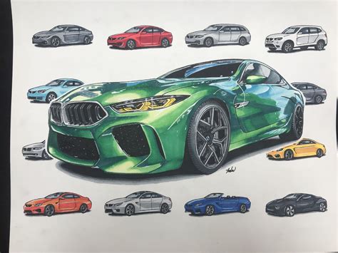 Bmw M8 Bmw Compilation Car Drawings Custom Cars M8 Bmw