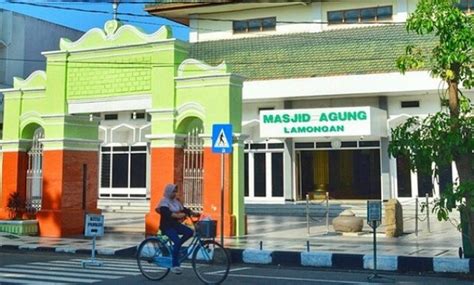 10 Gambar Masjid Agung Lamongan Tinggi Menara Keunikan Matob Bisnis