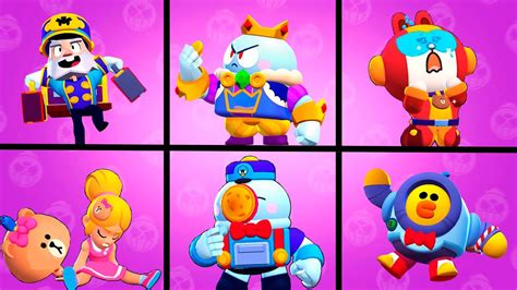 Brawl Stars Lou And All New Skins Winning And Losing Pose АНИМАЦИЯ ЛУ И