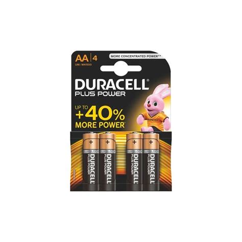 Batteries Duracell Plus Power LR06 AA Duracell Batteries AA, AAA, C, D ...