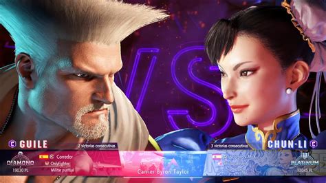 STREET FIGHTER 6 Combates EXTREMOS GUILE VS CHUN LI Corredor VS