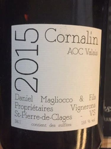 Daniel Magliocco Fils Cornalin Vivino Australia