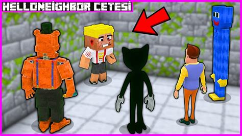 Hello Neİghbor Çetesİ Efekani KaÇirdi😱 Minecraft Youtube