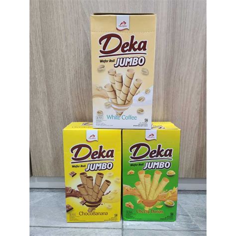 Jual Deka Wafer Roll Jumbo Pack Isi Pcs Shopee Indonesia