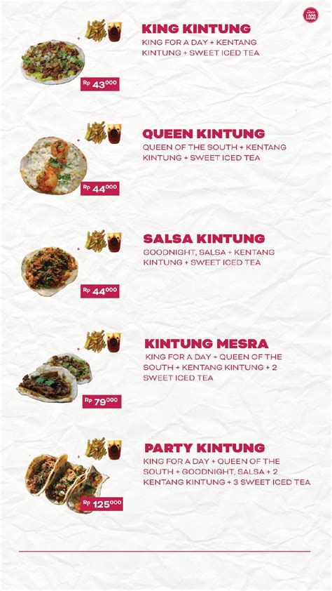 Menu At Taco Loco Restaurant Bekasi Regency