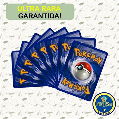 Lote De Cartas De Pok Mon Tcg Ultra Rara Garantida Produto