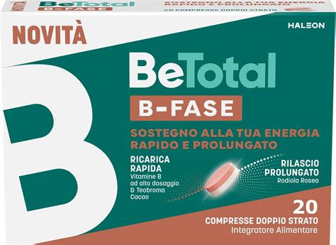 Betotal B Fase Integratore Alimentare Con Biotina Vitamina B Rodiola