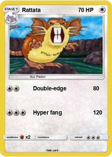 Pokémon Rattata 226 226 Double edge My Pokemon Card