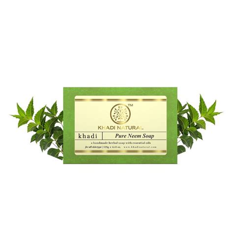 Buy Khadi Natural Pure Neem Handmade Soap Anti Bacterial Online