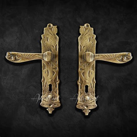 Vintage Style Door Handles Antique Brass French Door Handles - Etsy