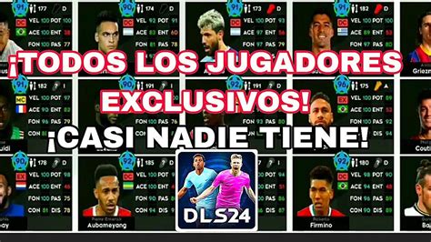 Los Mejores Jugadores Exclusivos Que Muy Pocos Tienen En Dls