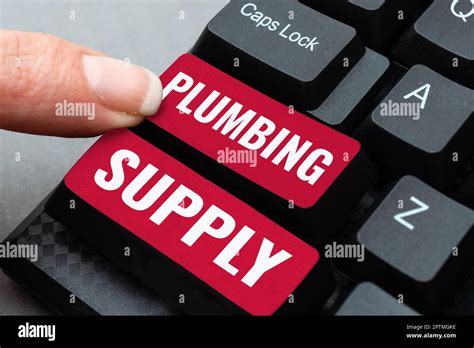 Inspiration Showing Sign Plumbing Supply Concept Meaning Tubes Or