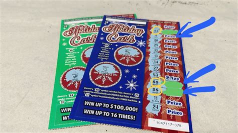 Trying Out Brand New Holiday Cash California Lottery Scratchers