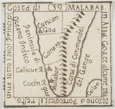 An Extremely Rare Miniature Map Of India Altea Gallery