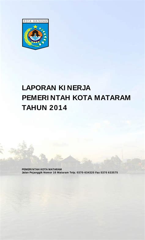 Pdf Sip Ppid Mataramkota Go Idsip Ppid Mataramkota Go Id File Lakip 2014 Kota Mataram Pdf