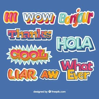 Free Vector | Decorative sticker collection