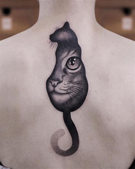 Pin On Tatuajes De Gatos Cats Tattoos