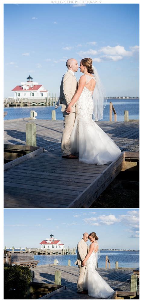 Stefanie & Russ's Manteo NC wedding at the Roanoke Marshes Lighthouse/108 Budleigh, Will Greene ...