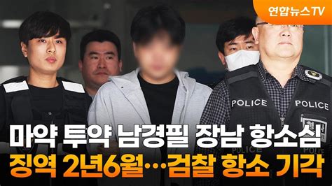 마약 투약 남경필 장남 항소심 징역 2년6월검찰 항소 기각 연합뉴스tv Yonhapnewstv Youtube