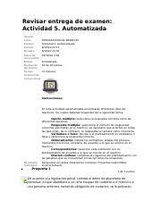 AUTOMATIZADA 5 INTRODUCCION AL DERECHO Docx Revisar Entrega De Examen