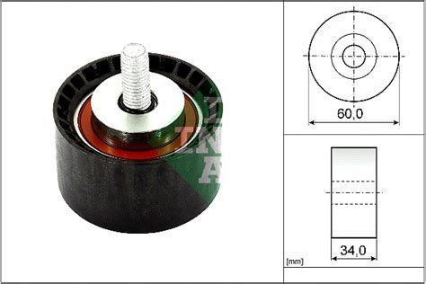 INA ROLKA PROWADZĄCA PASKA ROZRZĄDU VOLVO S60 II S80 II S90 II V40 532